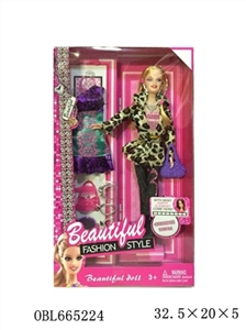 Eleven inches and a half solid body conjoined high quality fashion barbie - OBL665224