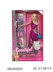 Eleven inches and a half solid body conjoined high quality fashion barbie - OBL665225
