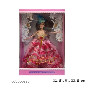 High-end wedding Sally gift box 11 inches and a half barbie conventional solid body with cap - OBL665226