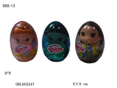 Three mixed high-grade 2.5 inch solid body confused doll with a comb - OBL665247