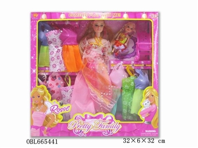 11.5 -inch real barbie doll clothes (2, orange) - OBL665441