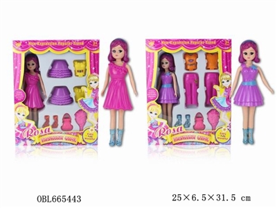 9.5 -inch DIY fashion barbie (2, orange) - OBL665443