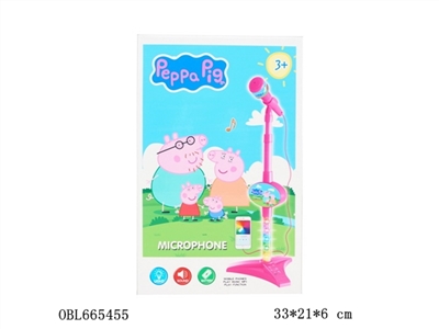 Cool light microphone (pepe pig) - OBL665455