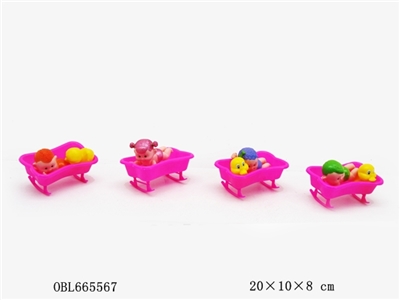 She flavored lining plastic tub - OBL665567