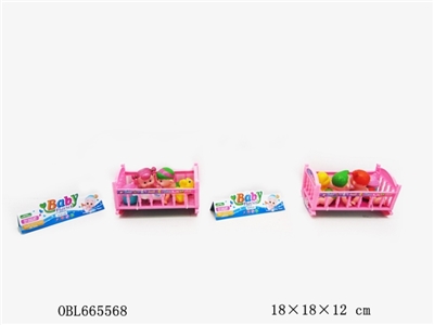 Eva doll flavored double bed - OBL665568