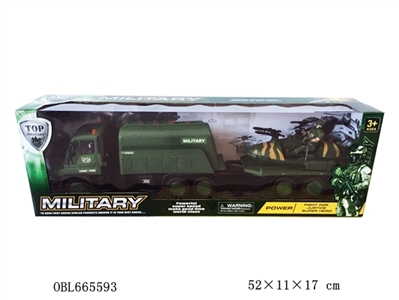 Inertial drag motorboat military tank truck - OBL665593