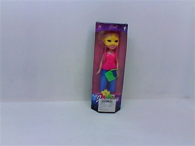 Funny face has assembled a barbie - OBL665769