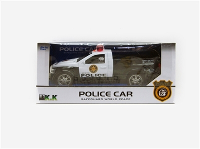四通遥控皮卡警车（包电）带声音 - OBL666675