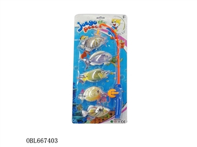 英文版 磁性透明鱼(5条鱼) - OBL667403