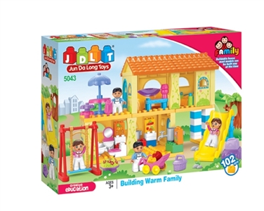 温馨房屋积木102pcs - OBL667409