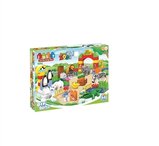 Happy zoo blocks 69 PCS - OBL667431