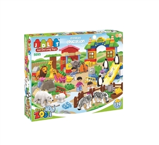 开心动物园积木120pcs - OBL667433
