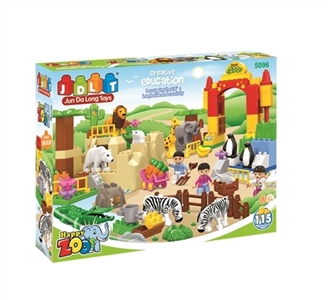 开心动物园积木115pcs - OBL667434