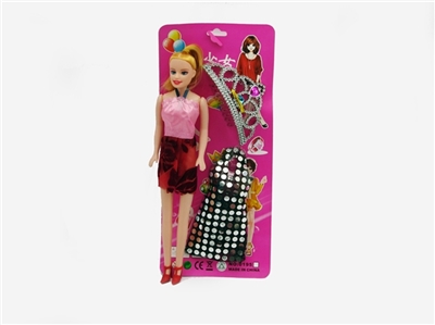 Eleven inches empty handed barbie OPP pack is a beautiful girl - OBL667928