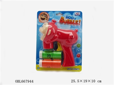 Solid color light animal monkey bubble gun - OBL667944