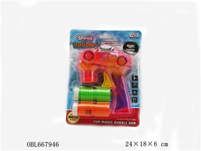 Transparent light car bubble gun - OBL667946