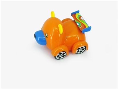 Inertia cartoon bear a car - OBL668302