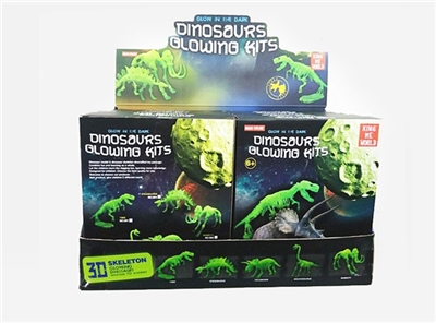 Luminous dinosaur skeletons - OBL668337