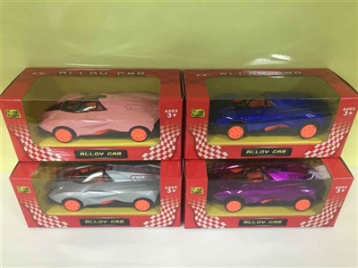 1:32 alloy back to drive car door lamborghini selfish 4 color orange - OBL668741