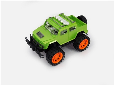 Inertial off-road hummer car pickup simulation - OBL668821