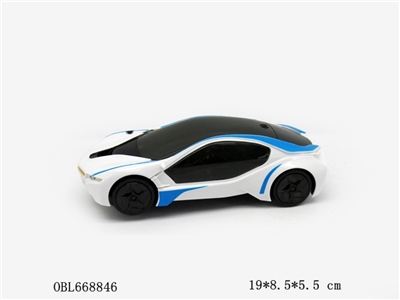（英文）3灯电动万向宝马车 - OBL668846