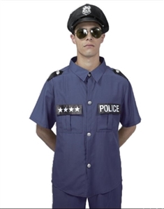 男警察服裝套裝 - OBL668972