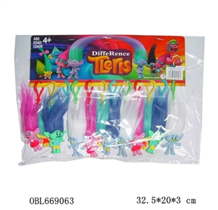 2 inch tangled elves 12 key card card - OBL669063