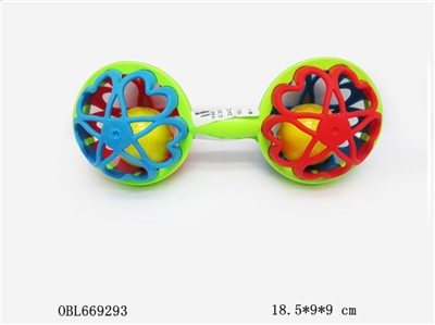 Soft rubber fitness dumbbells - OBL669293
