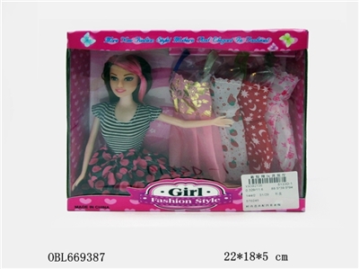 Barbie fashion with four sets of clothes - OBL669387
