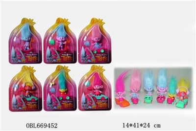 New 2 inch car six tangled elves - OBL669452
