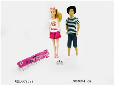 11.5 -inch fashion couples barbie - OBL669587