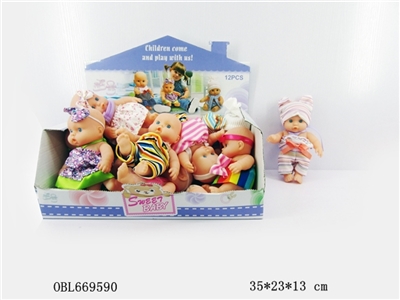 7 inch body evade glue dolls (12 PCS/box) - OBL669590