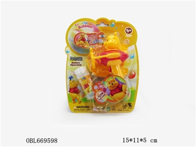 Electric winnie the pooh colorful bubble gun - OBL669598