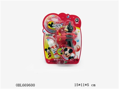 Electric Minnie mouse colorful bubble gun - OBL669600