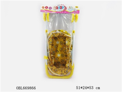Yellow iron toy cart - OBL669866