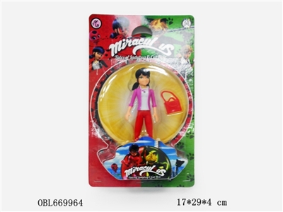 6 inch ladybug singles only doll accessories card pack less, 4 mixed with colorful lights - OBL669964