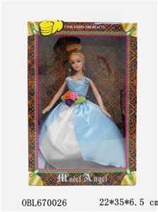 12.5 -inch barbie girl wedding dresses - OBL670026