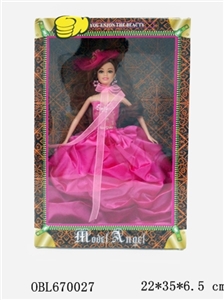 12.5 -inch barbie girl wedding dresses - OBL670027
