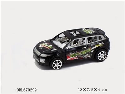 Graffiti land rover inertial car - OBL670292