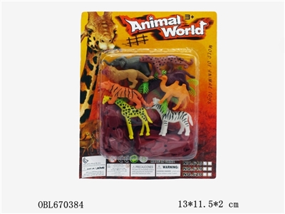 Suction plate 8 pack animals - OBL670384