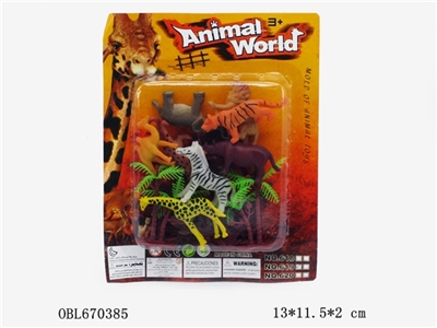 Suction plate 8 pack animals - OBL670385