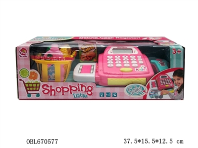 Girl smart cash register shopping cart no packet 5, 2 PCS (light) - OBL670577