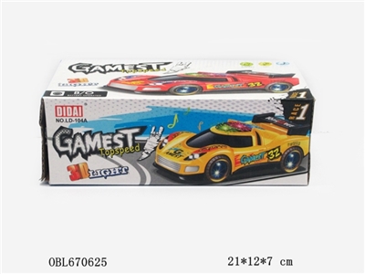 3 d light car - OBL670625