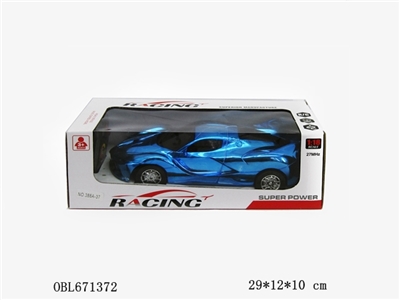 2通1：18法拉利电镀遥控车 - OBL671372