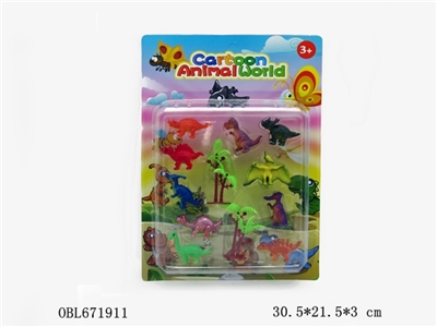 Double blister cartoon dinosaur - OBL671911