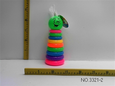Small nine layer rainbow ring ball (smiling face, strange face) - OBL673479