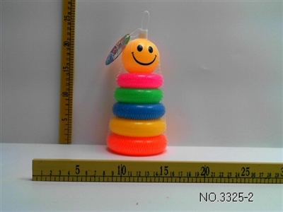 Rainbow ring ball smiling face, strange face - OBL673480