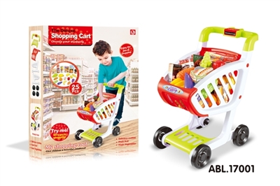 The boy supermarket shopping cart - OBL673906