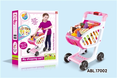 The girl shopping carts - OBL673907