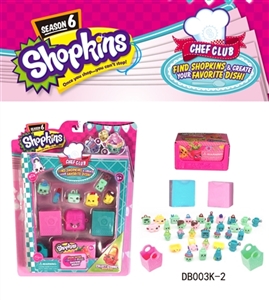 Shopkins 6th generation (receive a case box handbags suction plate is installed) - OBL673976